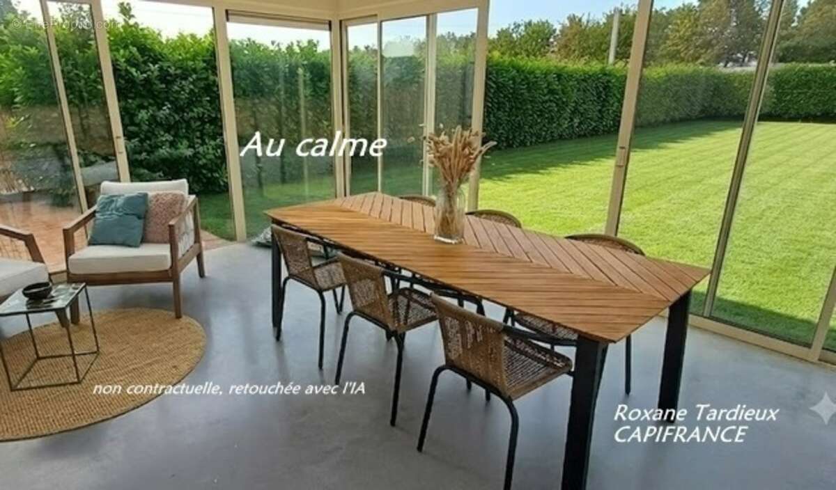 Maison à vendre 4 pièces  (16) FLEAC  3 chambres, garage, véranda et terrain - photo 3