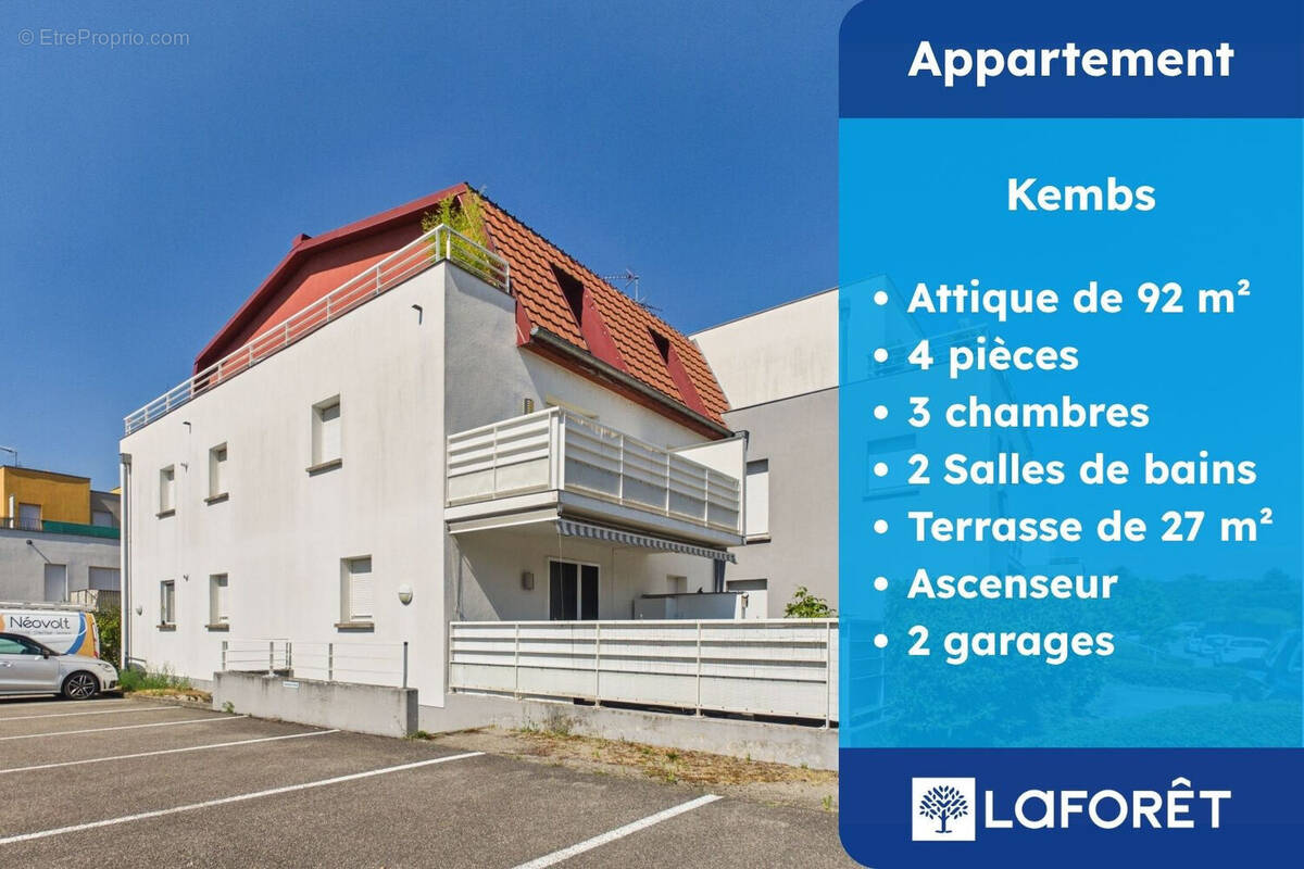 Appartement Kembs 4 pièces 92 m2 - photo 1