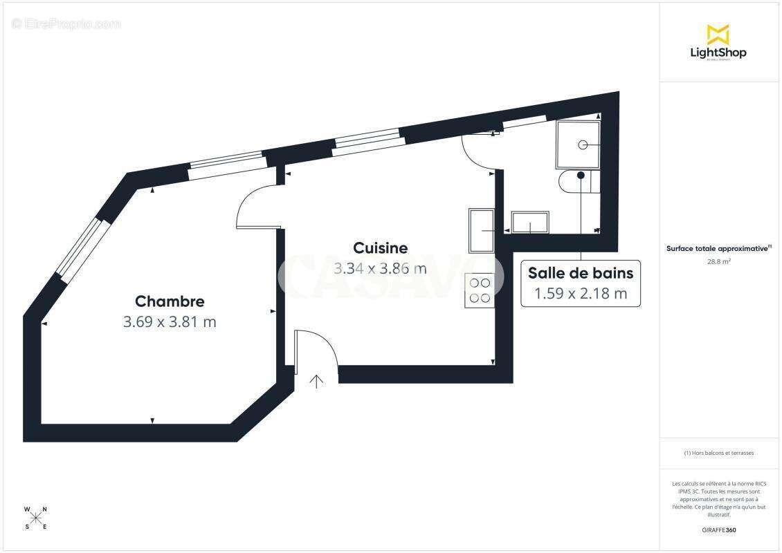 Appartement à CHARENTON-LE-PONT