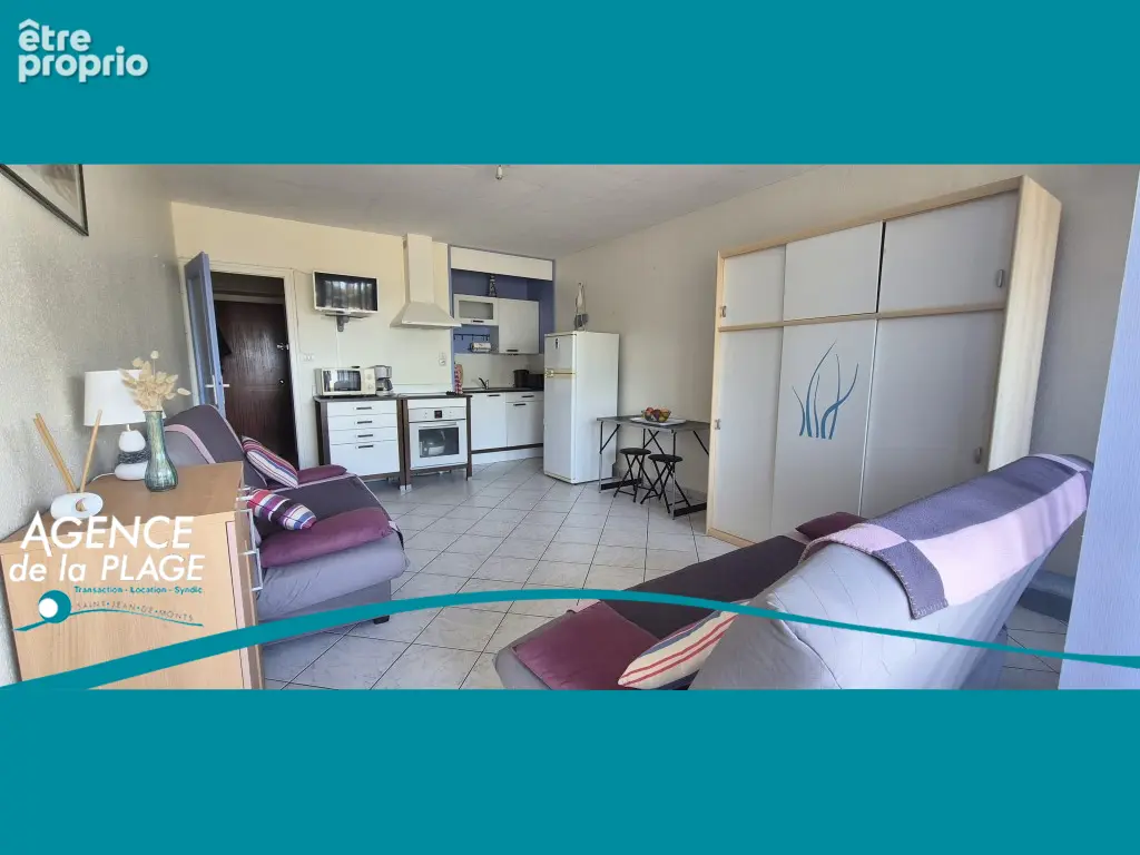 Appartement Saint Jean De Monts 1 pièce(s) 27.29 m2 - photo 2
