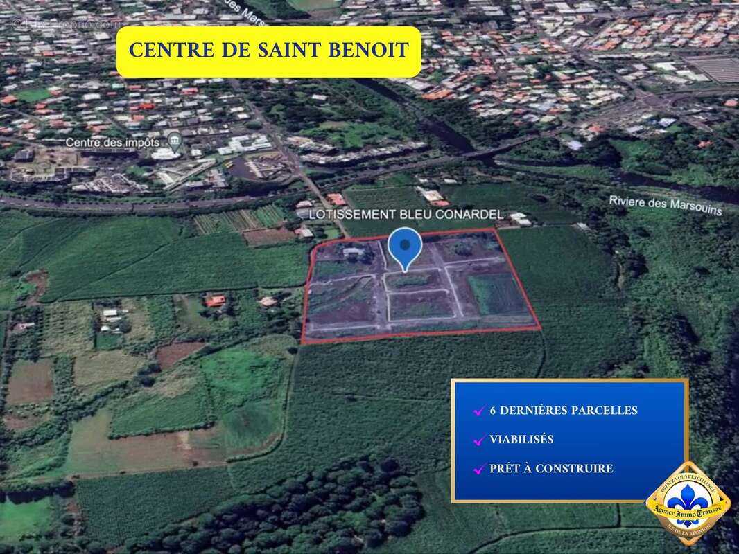 Terrain 480 m² à Saint-Benoit  - photo 2