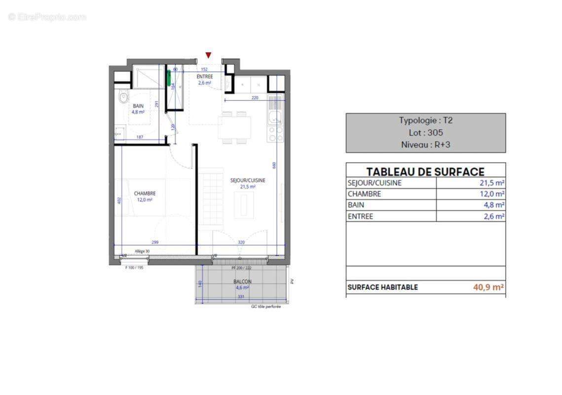 Appartement à METZ