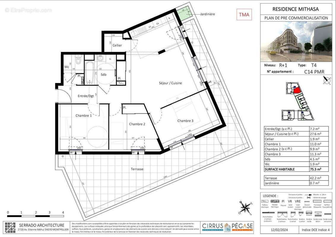Appartement à CASTELNAU-LE-LEZ