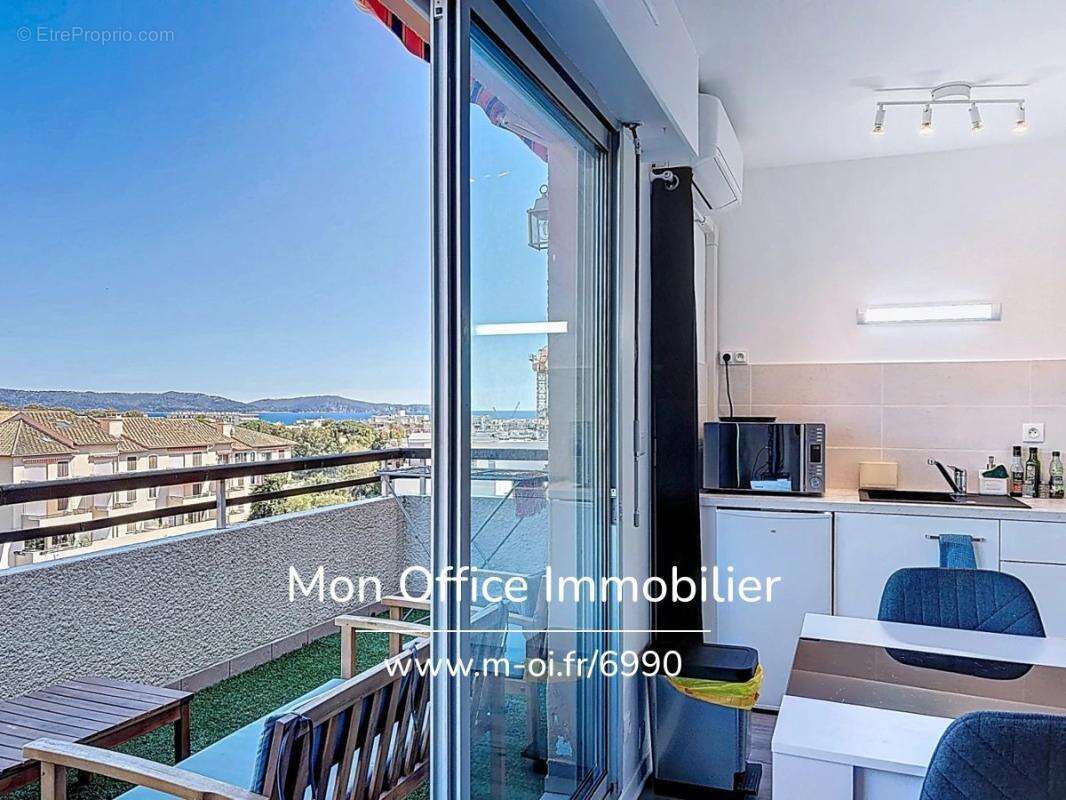 Référence : 6990-les. - studio cabine vue mer rénové à vendre à cavalaire sur mer - photo 6
