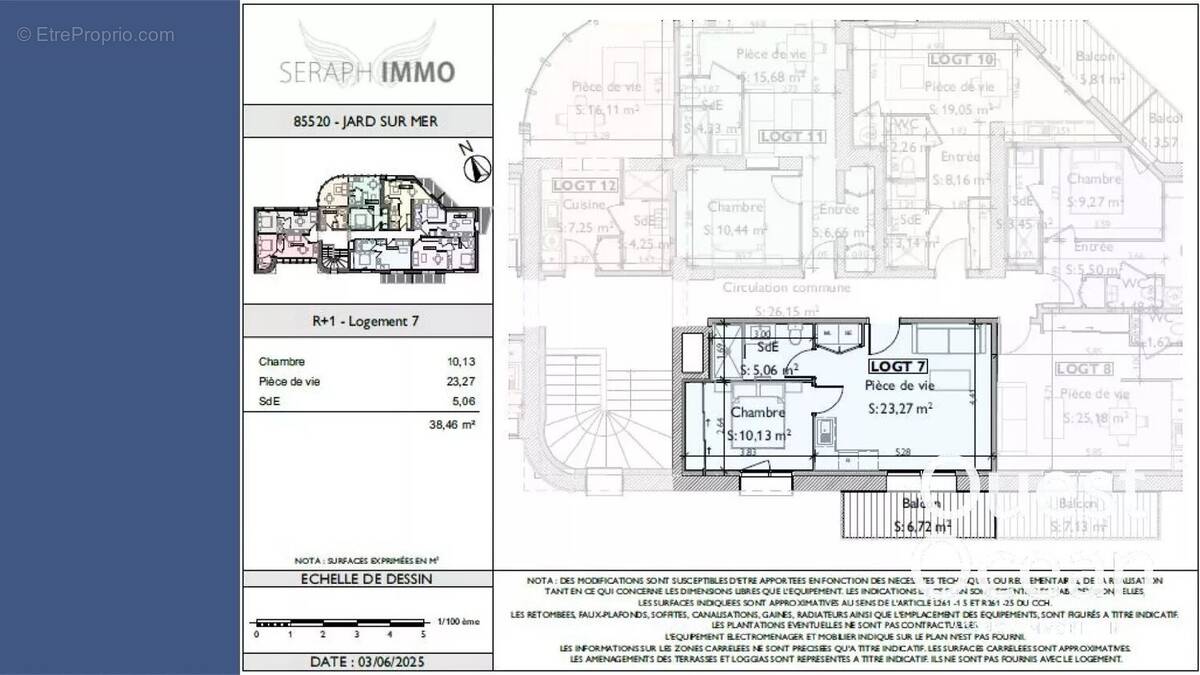 Appartement à JARD-SUR-MER