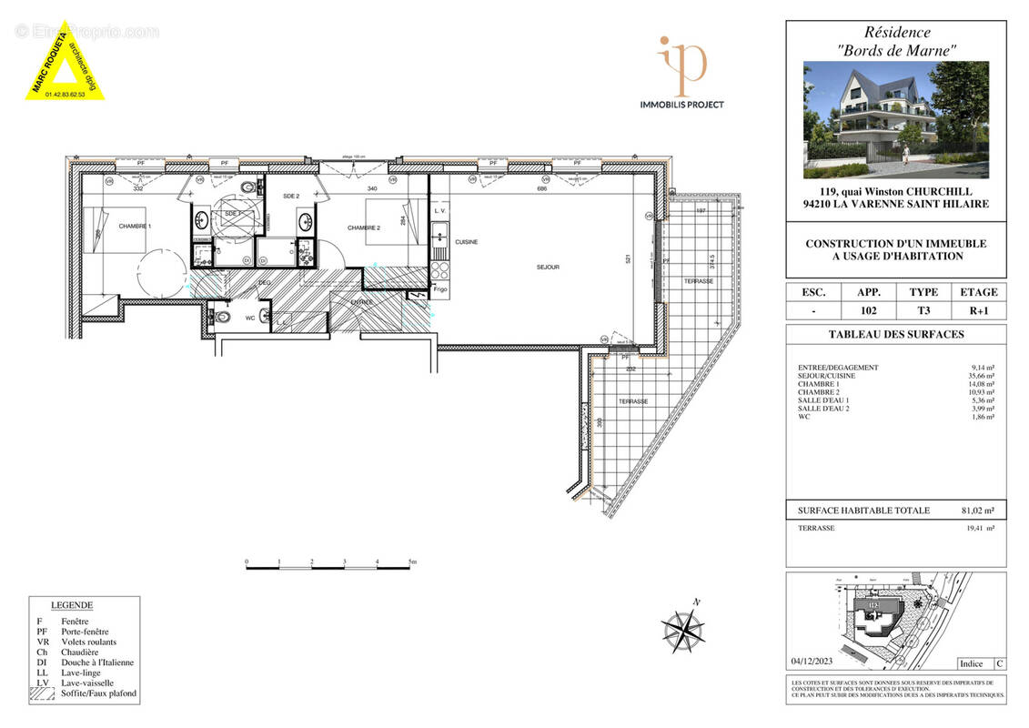 Appartement à SAINT-MAUR-DES-FOSSES