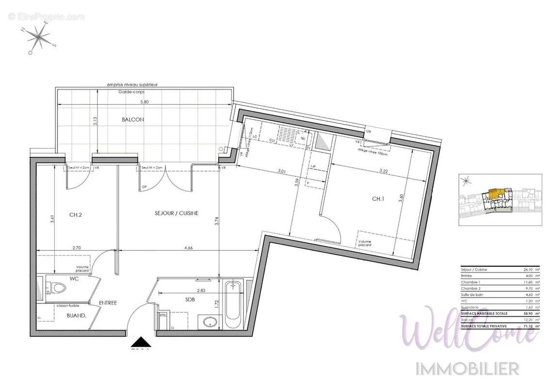 Appartement à LA RAVOIRE