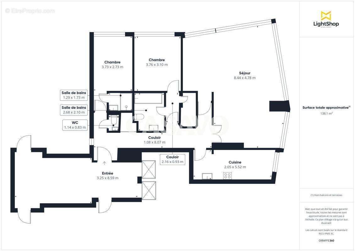 Appartement à PARIS-15E
