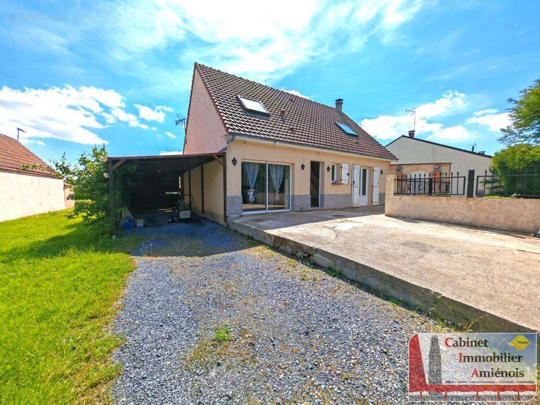 Flesselles : Pavillon individuel 110m2 avec 3 chambres et ja - photo 2
