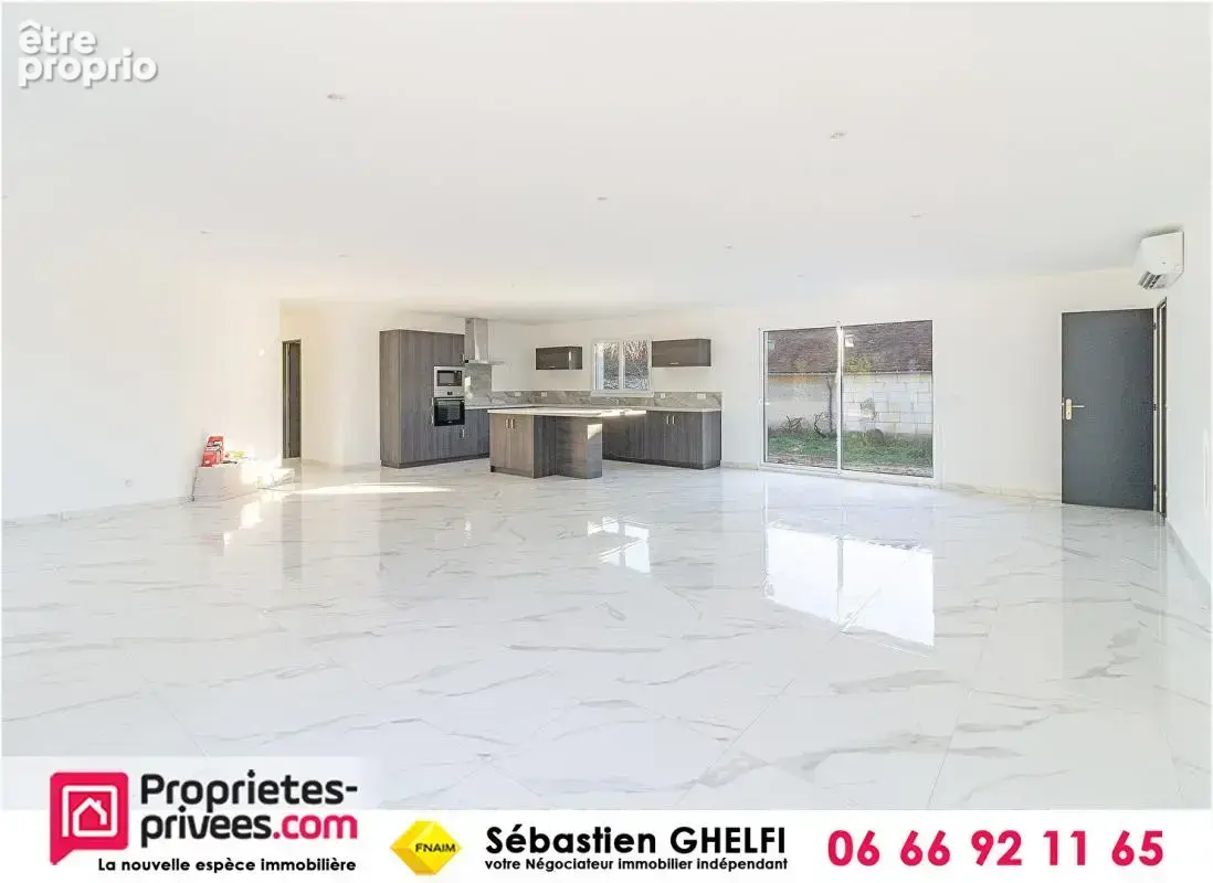 belle maison de plain pied avec grande salle de vie d'environ 80 m² - photo 5