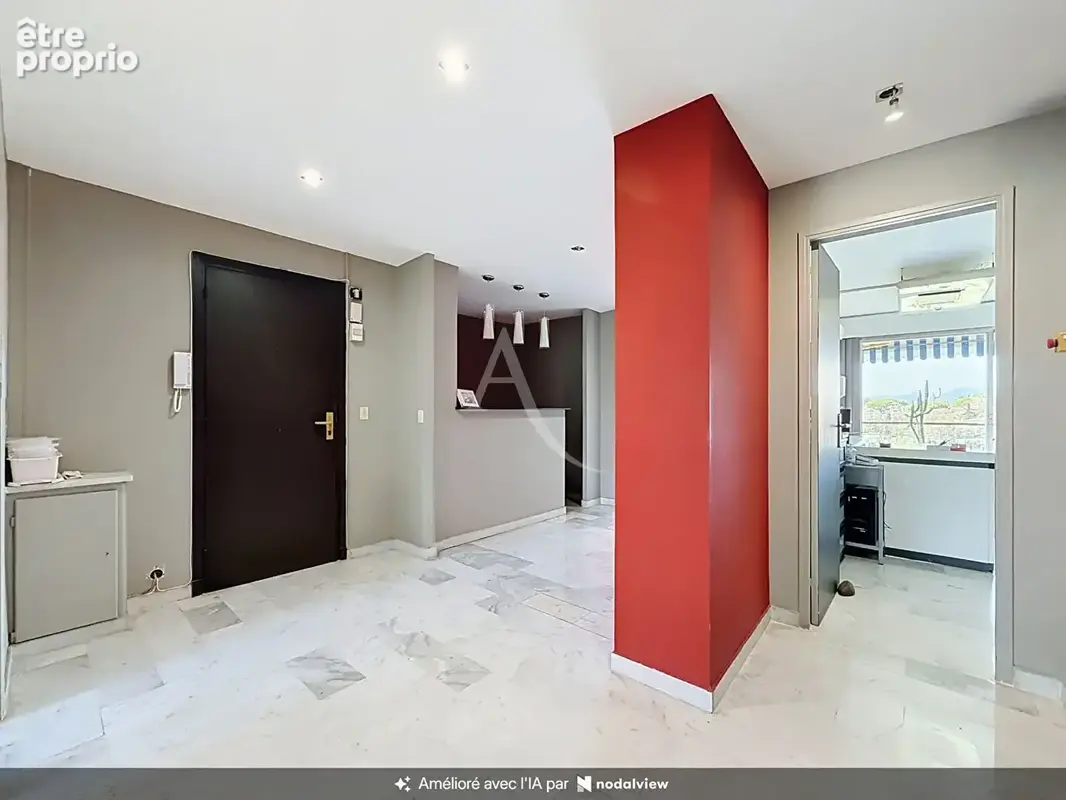 Cannes haut stanislas  3 pièces 80 m²  terrasse 17m2 sud ouest ? vue mer - photo 4