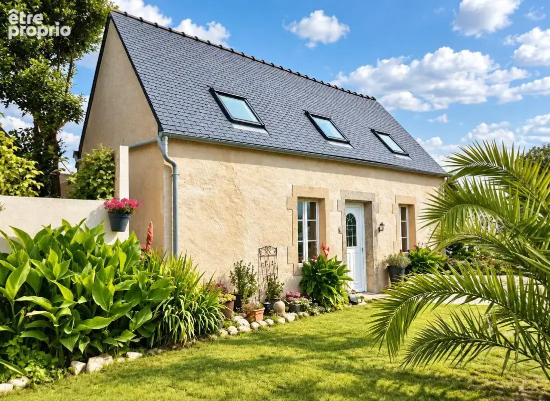 Penty breton – non mitoyen – pouldreuzic centre – jardin clos – clos couvert deja renove – travaux interieur a realiser – 2 nive - photo 1