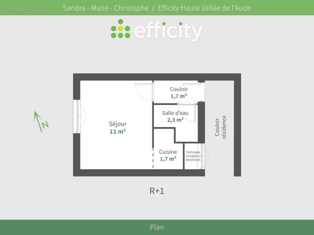 Appartement à RENNES-LES-BAINS