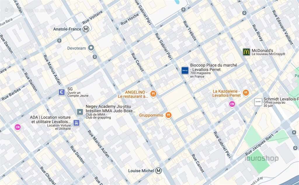 Commerce à LEVALLOIS-PERRET