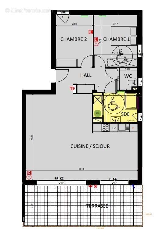 Appartement à LA CIOTAT