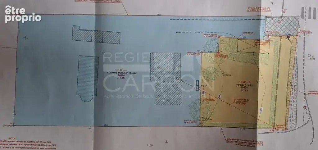 Terrain constructible - 505 m2 - 69290 -Grézieu-la-Varenne - photo 5