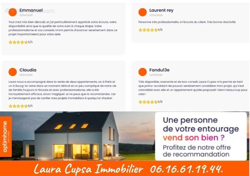 Appartement à BOURG-LA-REINE