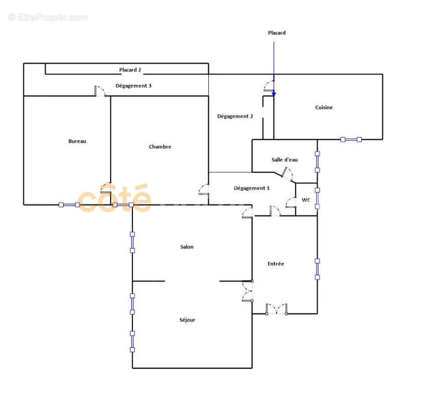 Appartement à PARIS-16E