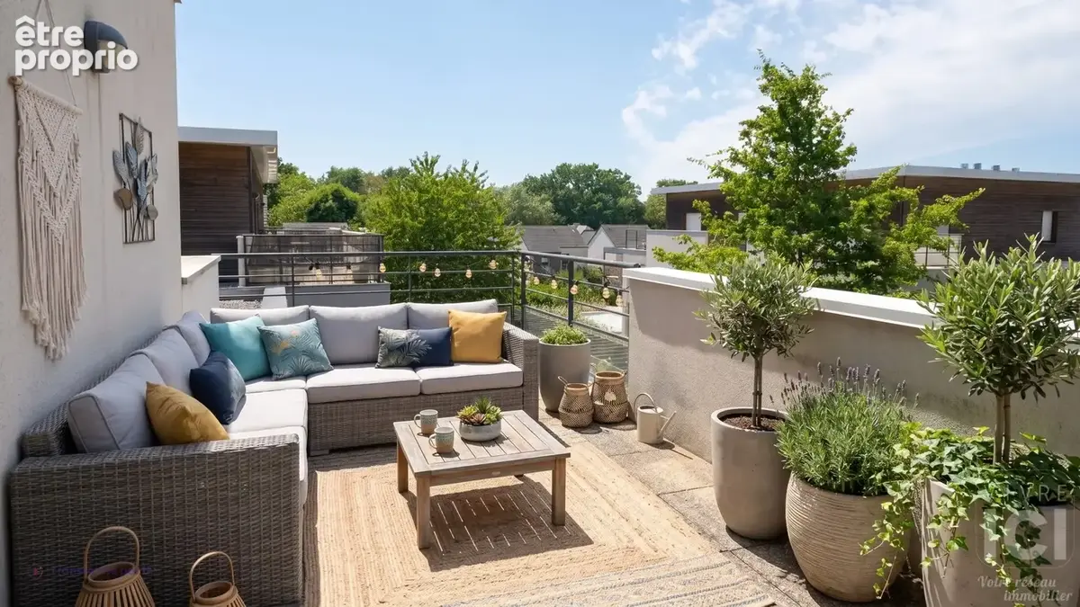 Sautron centre - t2 dernier étage avec terrasse - parking - exclusivité - photo 2