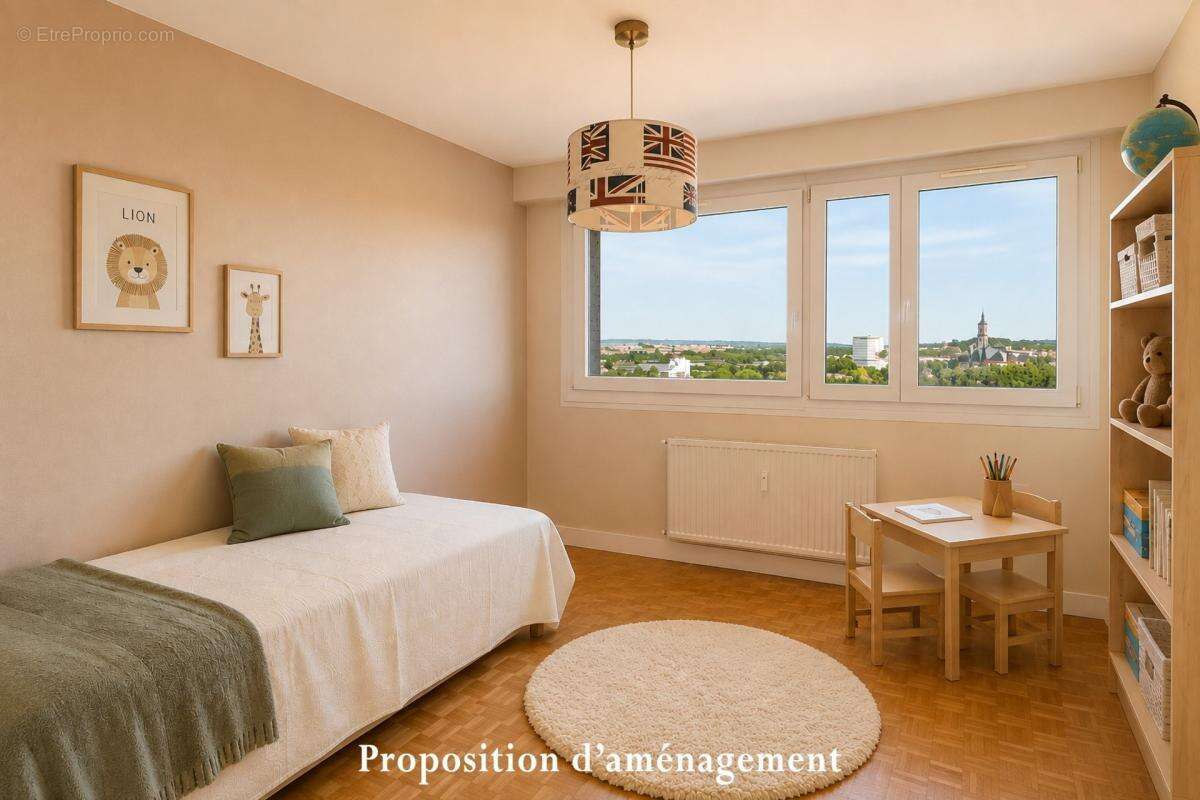 Nancy – Appartement traversant 110 m² – 3 chambres – Dernier étage avec ascenseur - photo 12