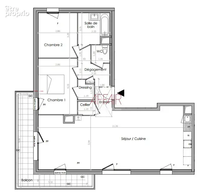 Appartement t3 - 74100 etrembieres - photo 6