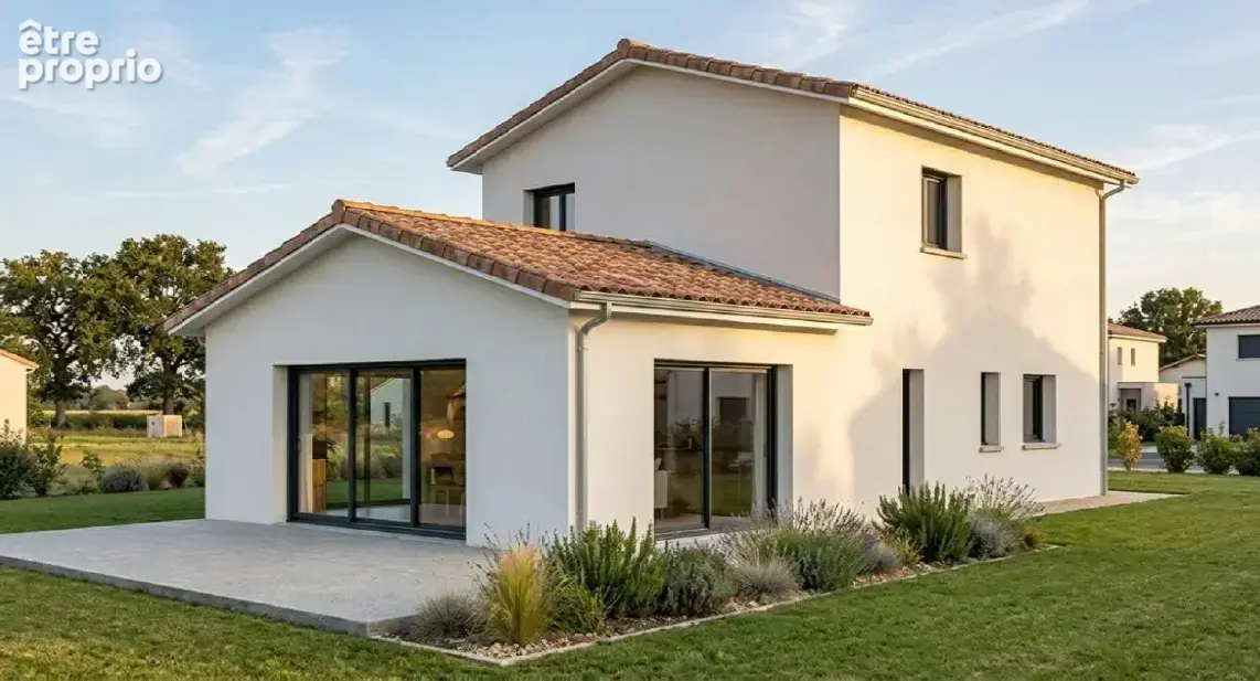 Communay terrain 600m2 viabilise + projet - photo 3