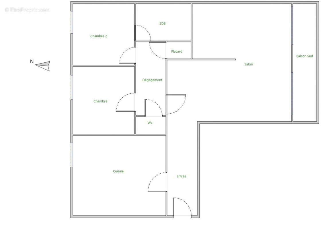 Appartement à SAINT-EGREVE