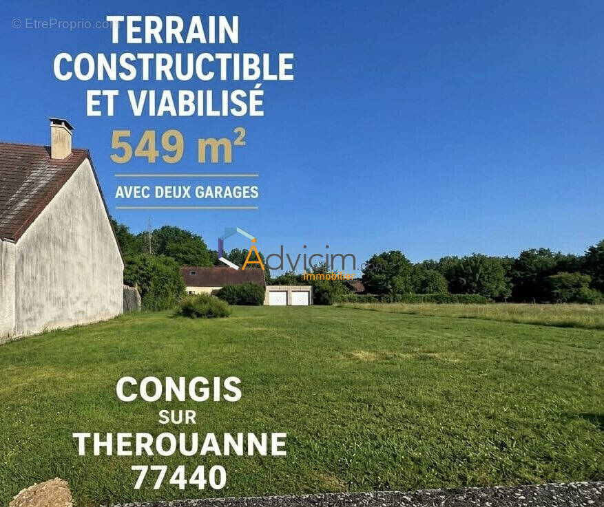 Terrain à CONGIS-SUR-THEROUANNE
