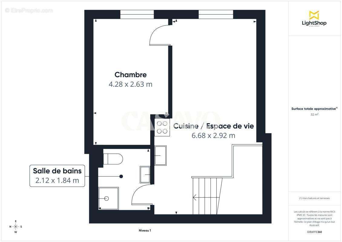 Appartement à LA VERPILLIERE