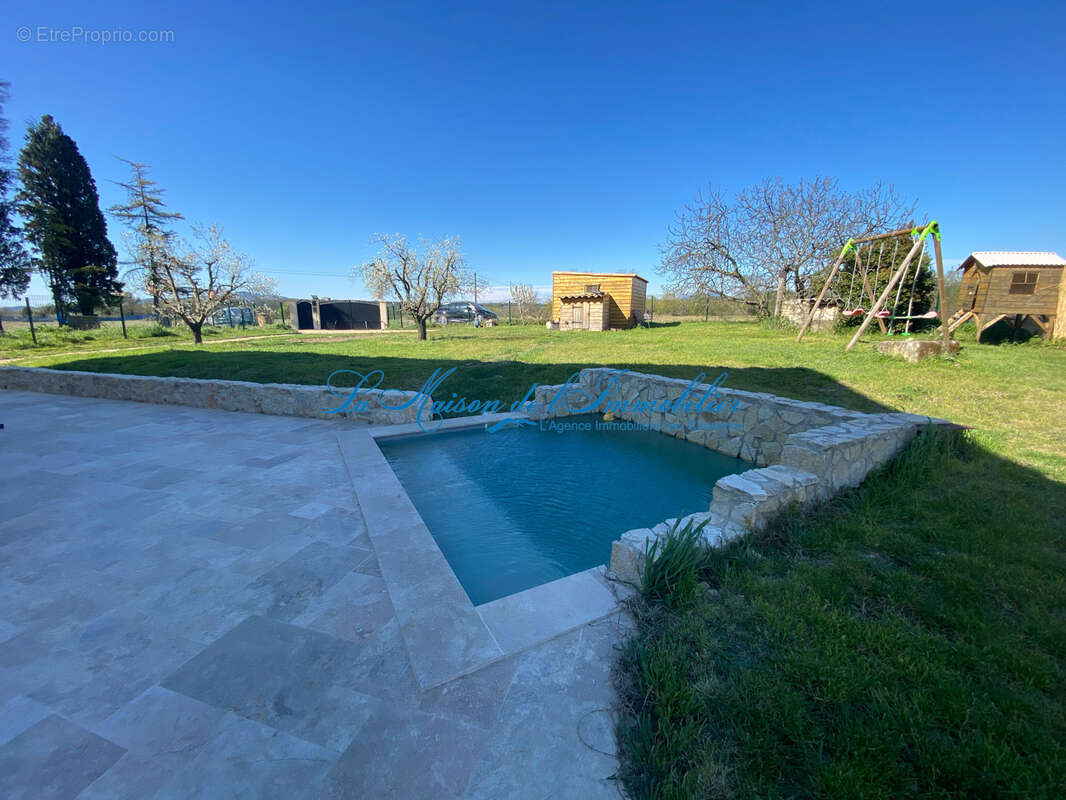 Au sud d'Anduze, Authentique grange en pierres de caractère rénovée F5 avec piscine sur 958 m2 de ter - photo 3