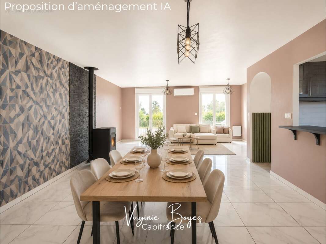 Plain-pied individuel de 89 m² avec sous-sol complet – Terrain de 875 m² – Boisdinghem - photo 2