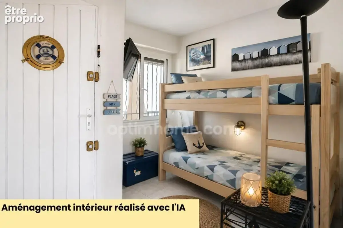 La grande-motte (34280) – studio cabine avec coin nuit – 31,59 m² – balcon – vue mer & port – exposition sud – ascenseur - photo 8