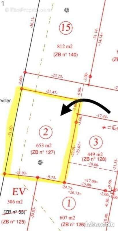 Terrain à SOMMERVILLER