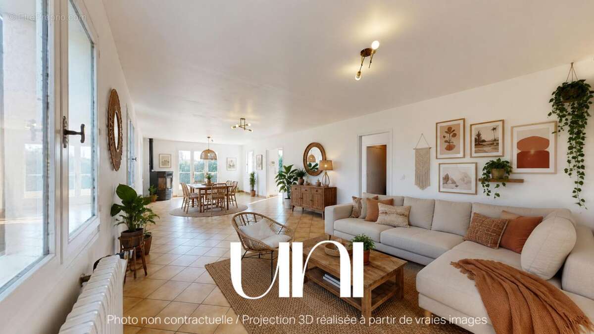Maison 5 pièces de 150m2 avec terrain de 5617m2 à TOUR EN BESSIN - photo 2