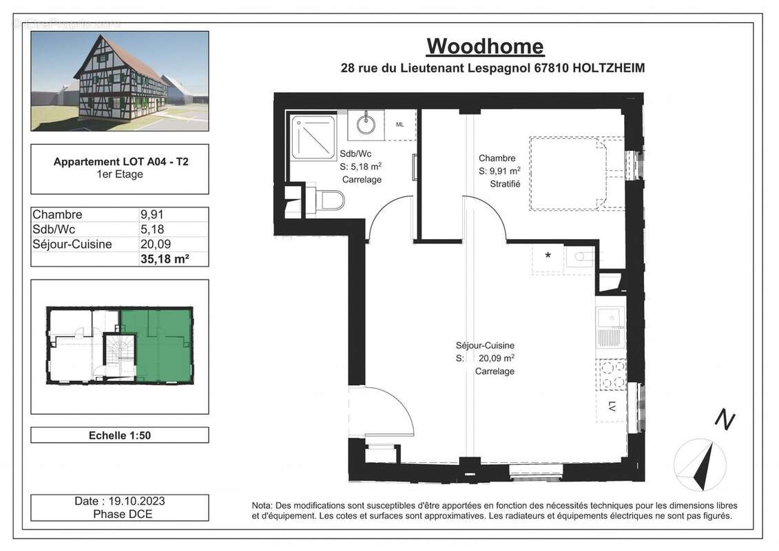 Appartement à HOLTZHEIM