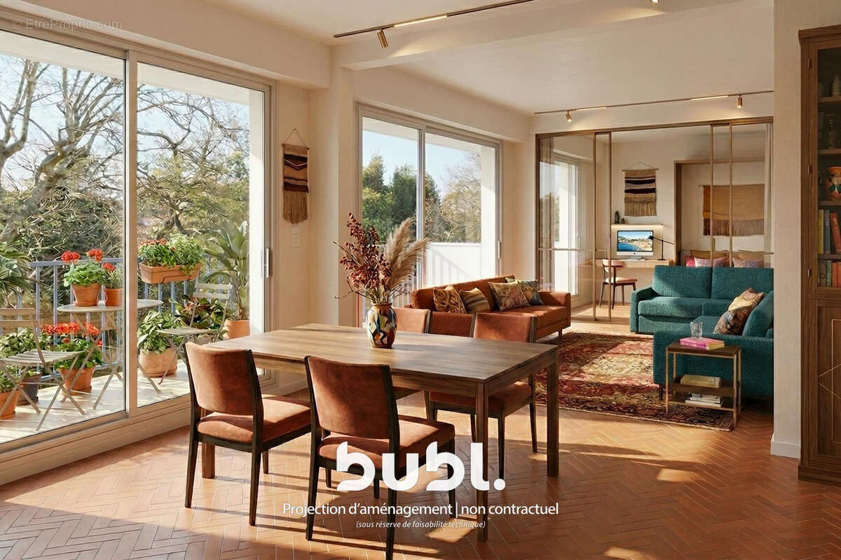 Biarritz parc d’hiver   90,60 m2   2/3 chambres   balcons   parking - photo 2