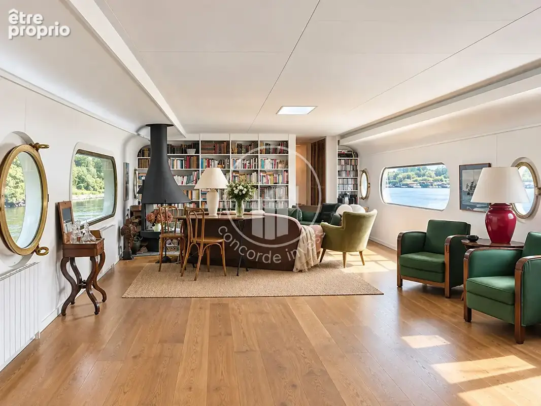 Péniche de 250 m² - GdeTerrasse Boulogne-Billancourt, Parchamp?Albert Kahn - photo 5