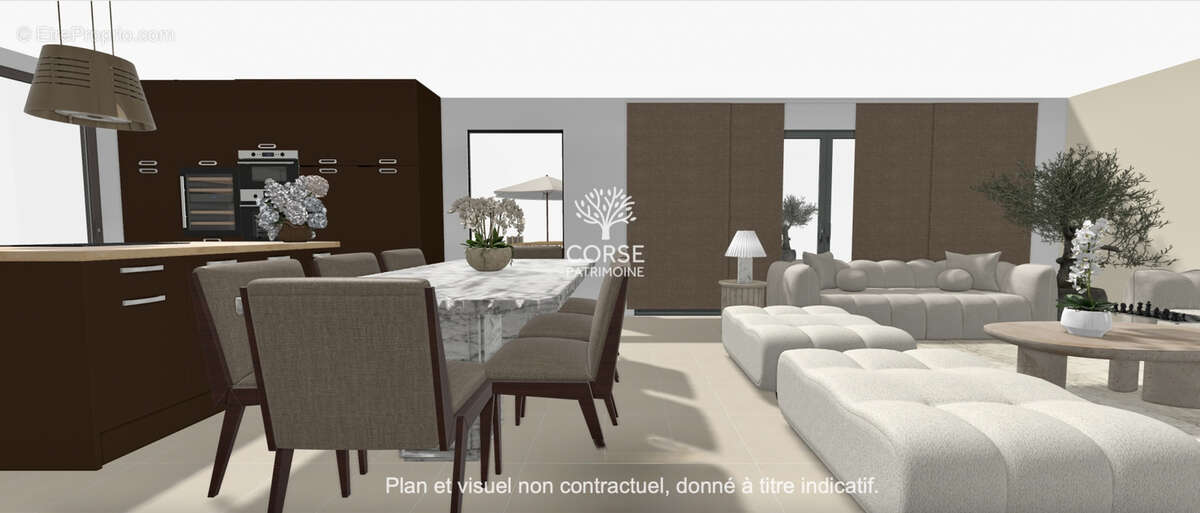 Porto-Vecchio centre   Penthouse de 138 m2 avec vaste terrasse exposée Ouest - photo 3