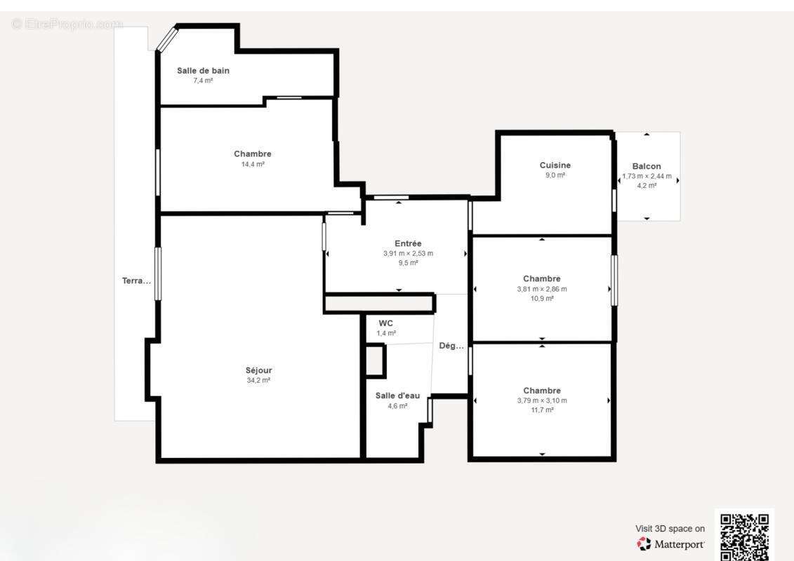 Appartement à VILLEURBANNE