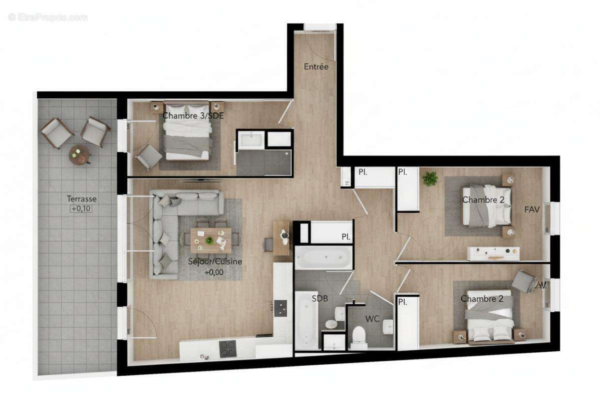 Appartement à BEZIERS