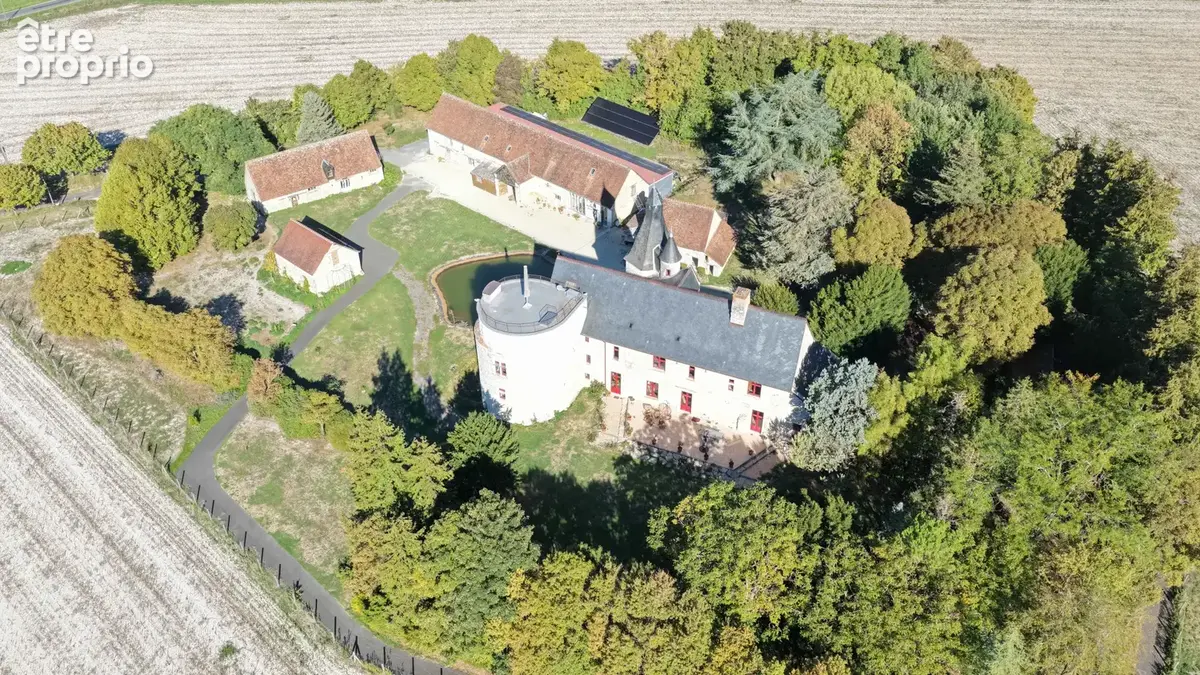 Château du XIIè siècle inscrit aux monuments historiques, dépendances et parc de 2 ha   Sud Touraine - photo 3