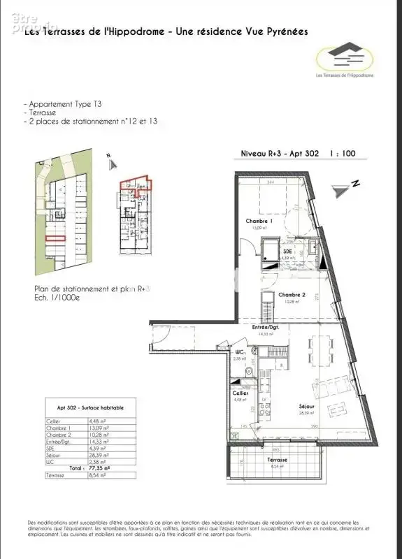 Appartement 3 pièces - photo 2