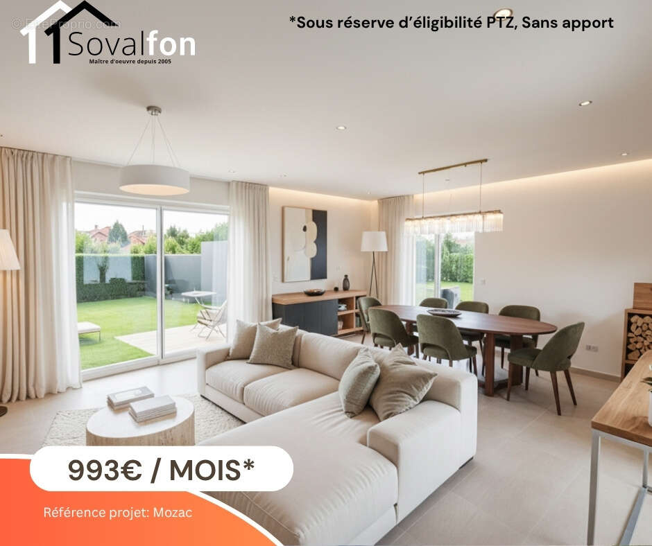 Maison 4 pièces 89m2 - photo 2