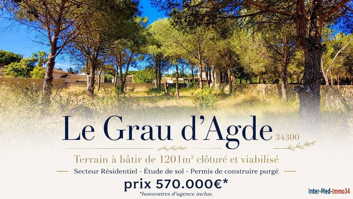 Terrain à AGDE