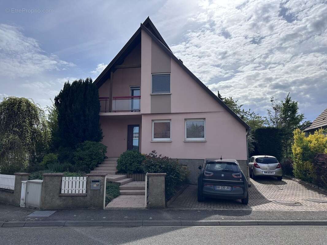 Façade avant de la maison - Maison à HOENHEIM