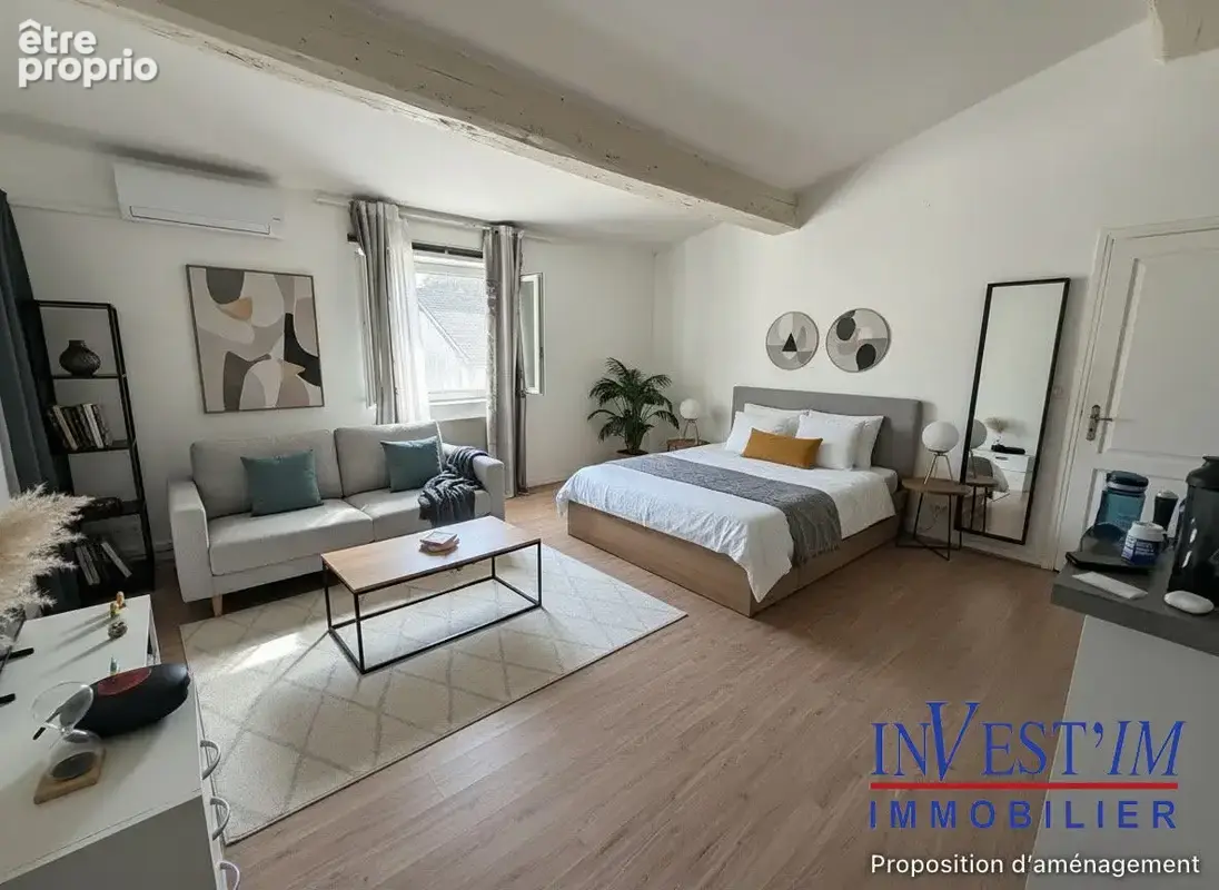 Oullins-pierre benite proche hopital lyon sud - grand studio 36m² - photo 2