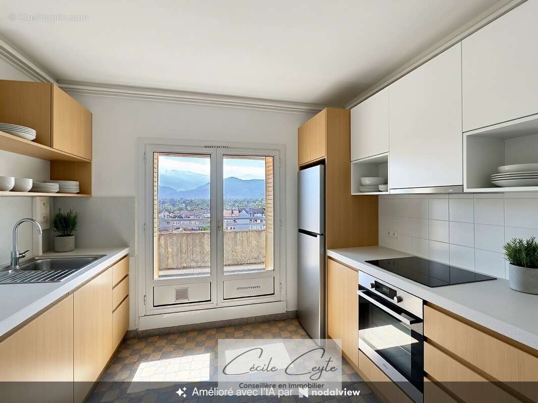 Grenoble Île Verte, 2 pièces de 52 m² avec balcon panoramique au dernier étage - photo 12