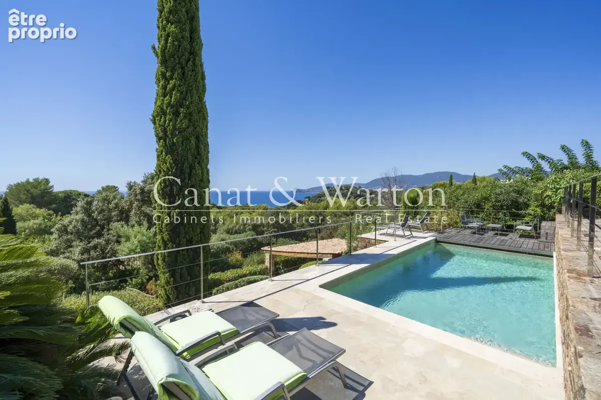 Proche de la plage de gigaro: villa avec piscine & vue mer panoramique - photo 2