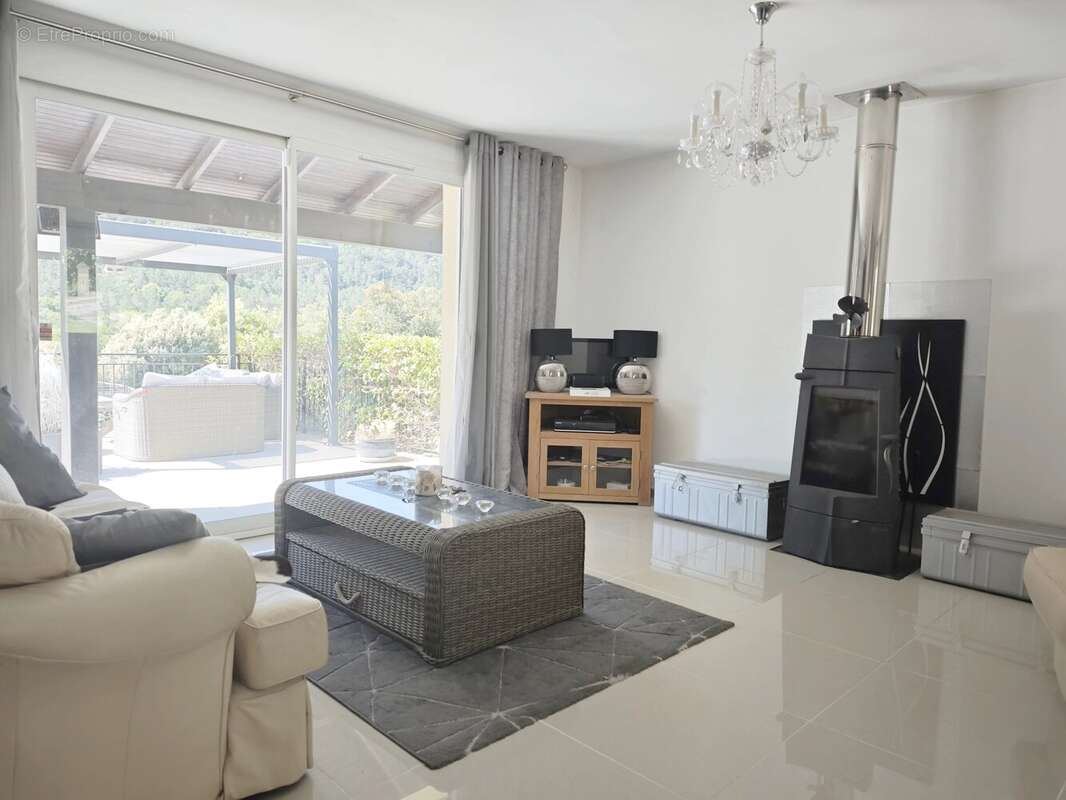 Villa  avec piscine, vue panoramique sur les montagnes et le Château de Puilaurens - photo 3