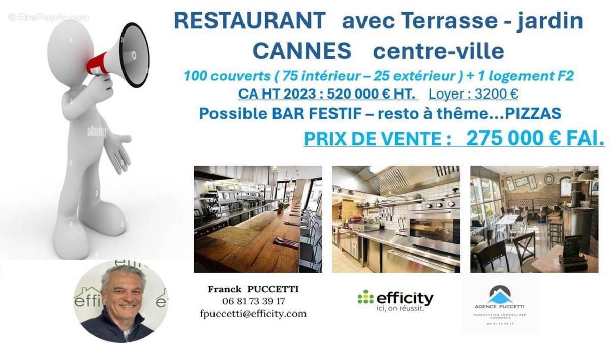 Commerce à CANNES
